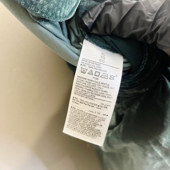 Old Navy Women's High Waisted Taylor Trousers Velvet Green Size XL - Picture 8 of 10